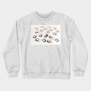 Sim cards on white background Crewneck Sweatshirt